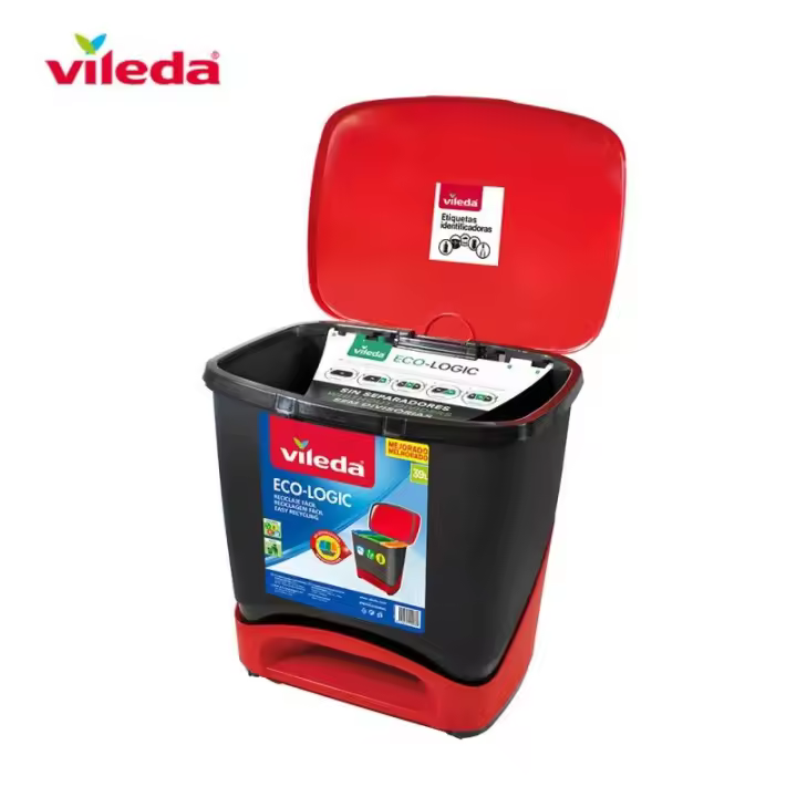 Cubo de Reciclaje Compacto 142239 Vileda (No Incluye Separadores) - 1