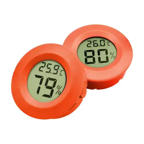 Mini Termómetro Digital LCD Con Medidor De Humedad Temperatura Y Humedad Hasta +70°C Y -50°C Seis Colores Disponibles - 1