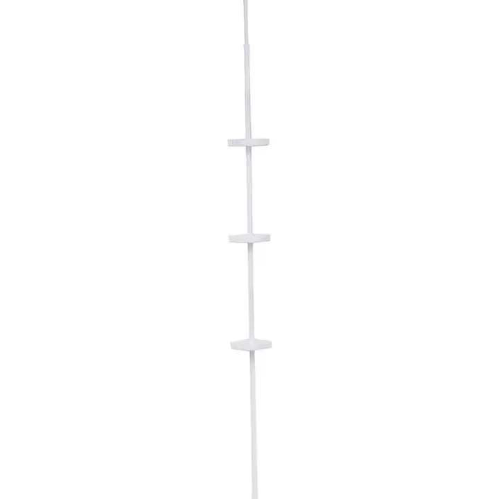 Columna Telescópica Metálica JJA - Organizador Vertical para Baño - Blanco | Optimiza Espacio Baño - 1