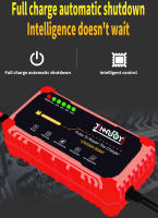 Cargador De Batería Para Coche Y Motocicleta 12V Inteligente Carga Rápida Con Pulso Y Mantenimiento Pantalla LED Moto Cargador De Batería - details 9