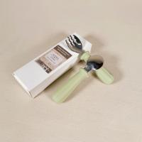 Cubiertos para bebe: Fácil Agarre, Antiasfixia, Acero Inoxidable y Silicona Alimentaria -Althea Living - details 1