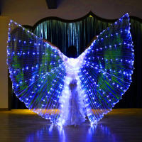 Alas De Hada LED Para Danza Colores De Mariposa Traje De Fiesta Para Niños Actuación En Escenario Danza Del Vientre Carnaval Prop De Fotografía - details 10