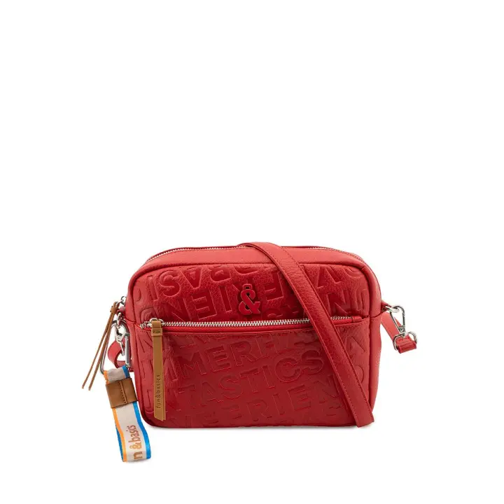Bolso crossbody FIOR rojo Fun&Basics - 1