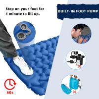 Alfombra De Dormir Para Exteriores Con Cojines Inflable Para Camping Matrícula Plegable Ultraligera Almohada De Aire Para Senderismo Trekking - details 5