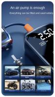 Bomba De Aire Eléctrica Portátil Recargable 3600mAh Tipo-C Para Neumáticos De Vehículos Múltiples Compressor De Aire Inalámbrico Auto-completo - details 7