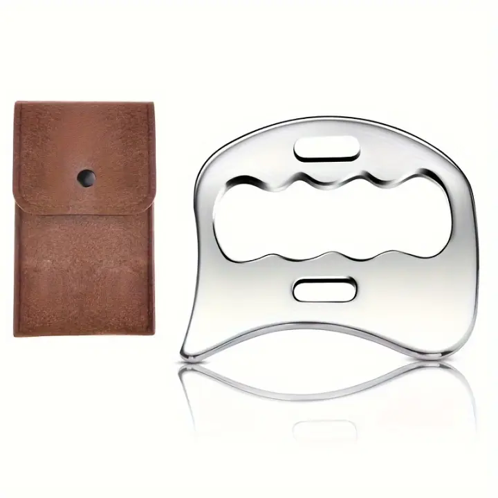 Herramienta De Masaje Gua Sha En Acero Inoxidable Herramienta De Scraper Muscular Terapia Física Herramientas De Gua Sha Para Músculos - 1