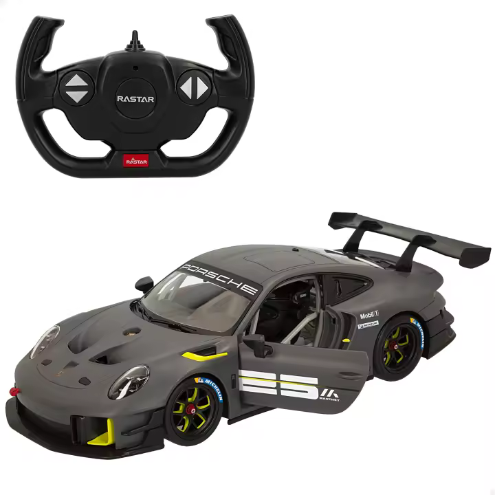 RASTAR - Coche teledirigido, Porsche 911 GT2 RS Clubsport 25, Licencia oficial, Escala 1:14, Con luz, Coches teledirigidos, Vehículo radiocontrol, Control remoto, Edición limitada - 1