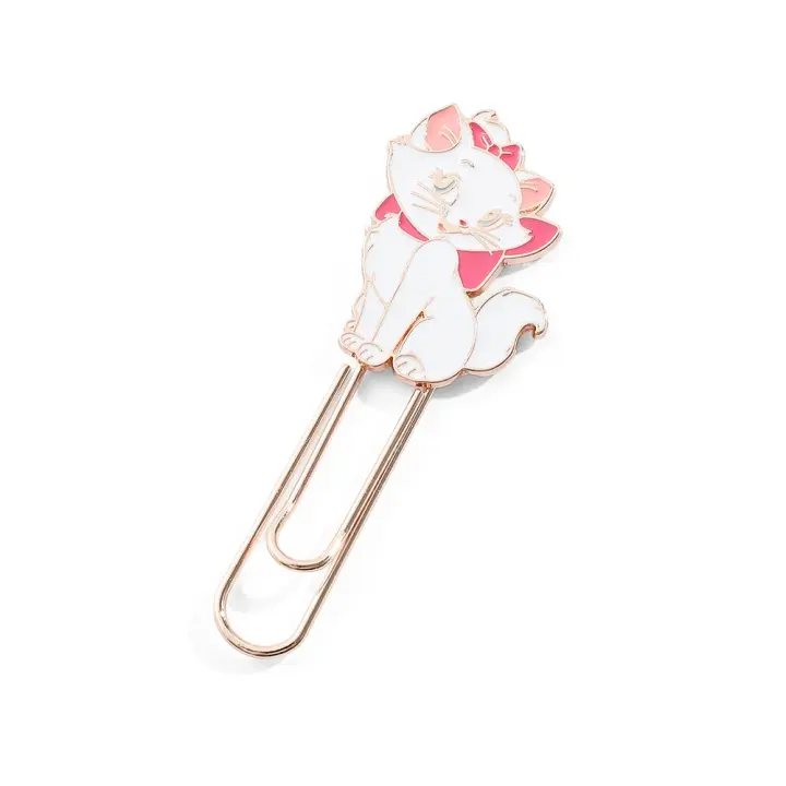Cute Marie Gato Clip De Papel Cartoon Kawaii Para Niñas Suministros De Oficina Marcador De Página Herramientas De Aprendizaje Regalos Para Niñas - 1