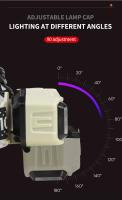 Linterna Frontal LED De Inducción Potente Con 4 Modos De Iluminación Carga Type-C Impermeable Para Camping Y Pesca - details 10