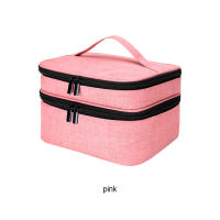 Estuche De Nailpolis De Nylon Para Fácil Almacenamiento Y Acceso Estuche Portátil Organizado Y Conveniente Para Transporte Negro - details 12