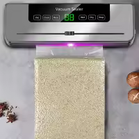 220V Food Vacuum Sealer Machine 5 Modes Dry and Wet Automatic Vacuum Sealer With 10Pcs Bags Home Kitchen Food Preservation - details 5