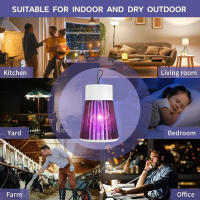 Luz Repelente De Mosquitos Sonico Anti-mosquitos UV Luz Nocturna Para Camping Al Aire Libre Protección Infantil - details 6
