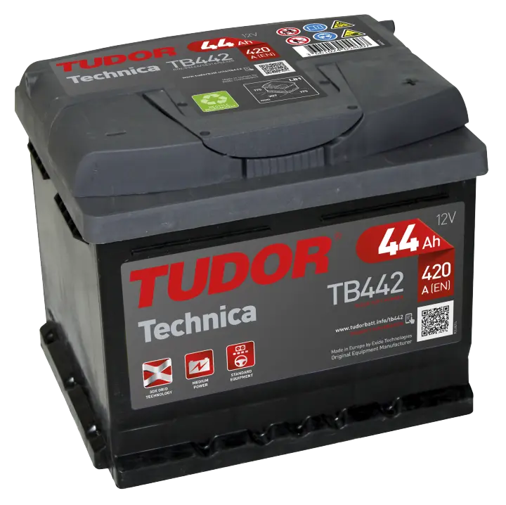 Batería Tudor TB442 44.0 T4 - Alta Calidad - 1
