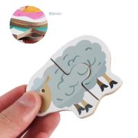 Juego De Rompecabezas De Madera Montessori Para Niños Cognición Temprana Educativo Juguete De Aprendizaje Temprano Animal Fruta Tráfico Regalos - details 3