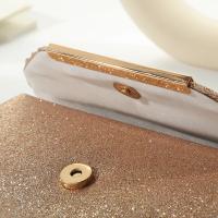 Bolso De Noche Elegante Y Moderno 2023 Para Novia Y Damas De Honor Cierre De Cadena Bolso De Mano Para Mujer Material Principal Poliéster Estilo Inglés - details 14