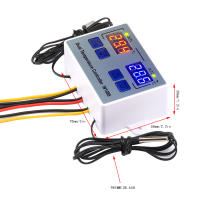Controlador De Temperatura Digital Dual LED Para Acuario Thermostat Eléctrico DC12V/24V AC110-220V Con Sensor De Temperatura - details 3