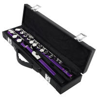 Flauta Transversal SLADE 16 Agujeros C Key Con E Key Plata Esmaltada Instrumento Musical Profesional Para Conciertos - details 1