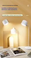 Lámpara De Escritorio LED Multifuncional Recargable Type-C 3 En 1 Portátil Para Estudio Oficina Y Dormitorio Con Luz Nocturna Y Control Remoto - details 5