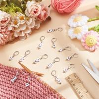 Marcadores De Costura De Número Para Crochet Marcadores De Patrón De Acrílico Con Cierre De Hoz De Hierro Y Abrazadera De Crochet - details 3