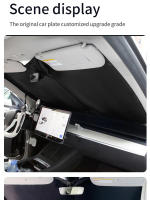 Protector De Sol Para Ventanas Delanteras De Tesla Model 3 Y Sombrilla De Ventanilla De Coche Cubierta De Vidrio Anteojos Protector De Luz Solar Accesorios Highland - details 9