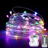 Luces De Garlandas LED Multicolor Para Fiestas Y Bodas Decoración De Cumpleaños DIY Regalo Para Madre's Day Fuente De Energía Almacenada En Batería Forma De Aves De Fuego - details 0