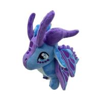 Juguete De Peluche Dragón Azul Brillante Con Cuernos De Alas De Fuego Juguete De Peluche Suave Para Niños Y Niñas Decoración De Moda Regalo Especial - details 8