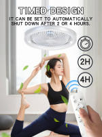 Ventilador De Techo Inteligente 3 En 1 Con Control Remoto Base De Iluminación E27 85-265v Adecuado Para Dormitorio Y Sala - details 3