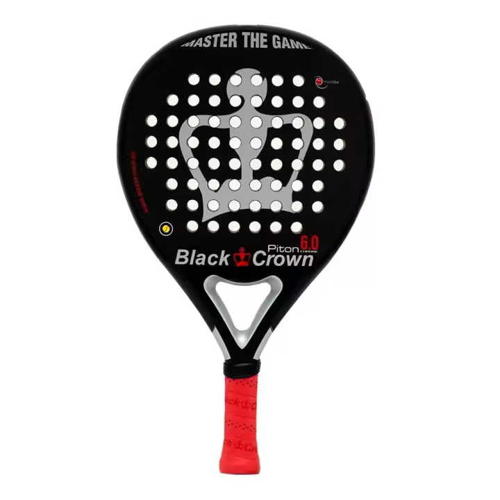 Black Crown Piton 6.0 Chrome - Pala de Pádel Potente y Control - 1