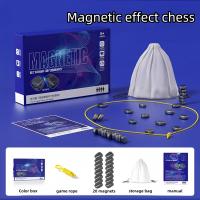 Juego de Ajedrez magnético portátil, juego de Batalla mental, juego de estrategia para niños y adultos, Divertido juego de Fiesta familiar, juego de Mesa magnético multijugador, Divertido regalo educativo - details 4