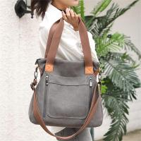 Bolso de hombro de Lona para Mujer, Bandolera multicuional de gran capacidad, para Exteriores, a la moda - details 5