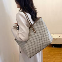 Bolso de mano clásico Vintage con estampado de letras, bolso de viaje de gran capacidad, bolso de hombro de cuero PU para mujer - details 2