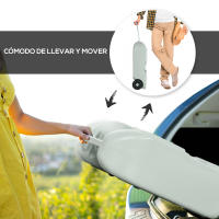 Outsunny Contenedor de Agua 40 L con Ruedas Tanque de Agua Portátil con Manija Metálica y Grifo para Caravanas Autocaravanas Camping al Aire Libre - details 4