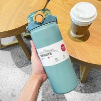 Botella Térmica De Acero Inoxidable 1.2L Con Tapa Y Pajita Mantener Frío Y Caliente  Aislante Ecológica Para Agua - details 8