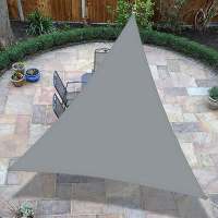Vela de Sombra Triangular 3 x 3 x 3 m Tela de Sombra Protección contra Rayos UV para Exteriores, Terraza, Jardín - Gris - details 3