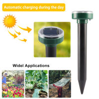 Repelente De Rata Solar Y Ultrasonido 1/2/4PCS Repelente De Serpientes Y Insectos Alta Potencia Vibración IP64 Carga Con El Sol Para Jardín - details 2
