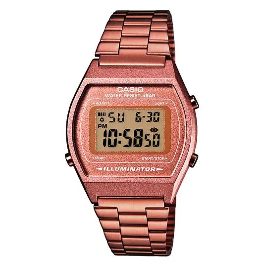 Reloj Casio B640WC-5AEF Edgy Collection de mujer marrón rosado - 1