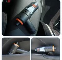 Aspiradora de mano portatil,aspirador 2 in 1,mini aspiradora de mano ideal para coche Mini Aspirador Coche Potente, Aspiradora sin Cable Carga USB 6000 Pa 120W, Vacuum Cleaner de Coche Inalámbrico Potente - details 4
