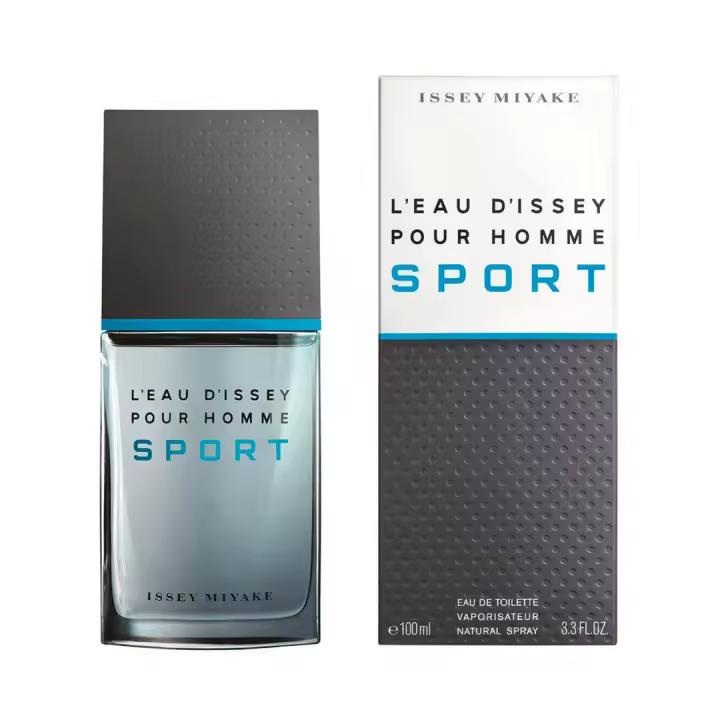 Issey Miyake l'Eau d'Issey Pour Homme Sport Eau de Toilette 100 Ml. - Colonia amaderada/aromática para hombre.  Ideal para uso diario - 1