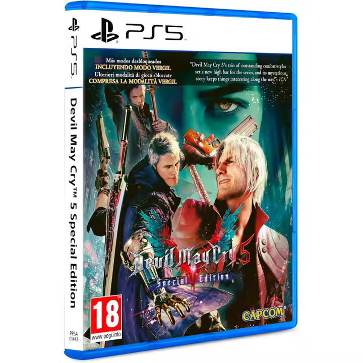 DEVIL MAY CRY 5 SPECIAL EDITION PS5 - Nuevo a Estrenar - PAL España - Plaion - Capcom - Aventura Hack n Slash - 1