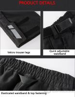 Pantalones De Motocicleta Para Hombres 3M Calientes Con Protección CE2 Pantalones De Ciclismo Motocross Resistentes Al Desgaste Y Aluminio Negro Talla S-5XL Temporada Primavera/Otoño Invierno - details 12