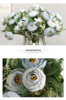 Vasos De Rosas Multicolor Para Decoración Del Hogar Flores Artificiales De Girasol Falsas En Plástico Para Boda Accesorios De Casa Baratas - details 4
