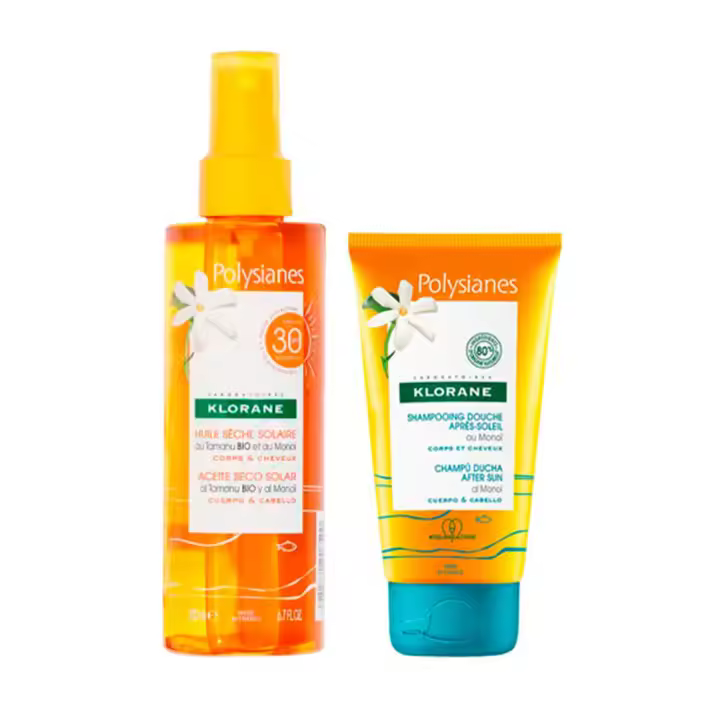 Klorane Polysianes Aceite Seco Solar Spf30 200ml + Regalo - 1
