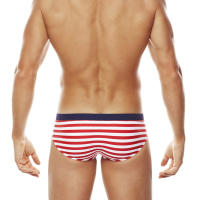 Bragas De Natación UXH Para Hombres Con Contraste De Colores Short De Playa Push-Up Sexy Material De Poliamida Y Spandex - details 6