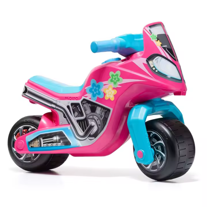 Correpasillos Moto Cross race rosa 64 cm (Molto 18224) - 1