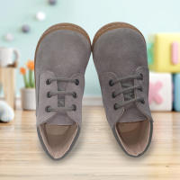 Ohmytoe Botas Serraje Primeros Pasos Niño 6160 PIEL LUXE PLOMO GRIS Respetuoso  calzado niños Winter ROYALE CORDONETS - details 5