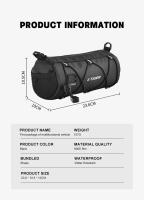 Bolsa De Manillar X-TIGER Para Bicicleta MTB Y Carretera De Gran Capacidad Multifuncional Portátil Bolsa De Tubo De Cuadro Impermeable De Nylon - details 1