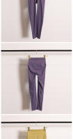 Leggings De Compresión Para Mujer 2024 Levantamiento De Glúteos Cintura Alta Color Nude Con Bolsillo Yoga Pantalones Estirados Deportivos - details 10