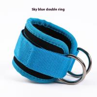 Strap De Ankle Ajustable Para Fitness Con D-Ring Soporte De Cuff Para Ejercicios De Pierna En El Gimnasio Con Hebilla Seguridad Abductores Deportes Guardia - details 9