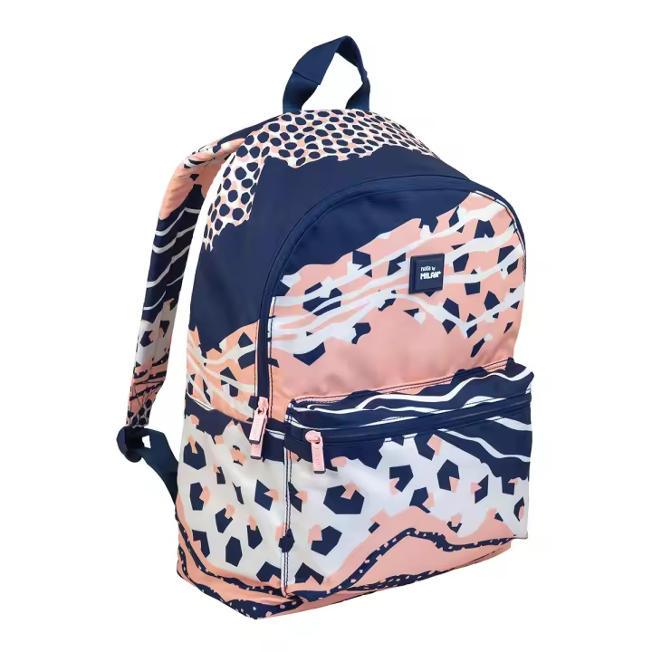 MILAN Melt -  Mochila Escolar con Divisor para Portátil. Capacidad 20L. Rosa - 1
