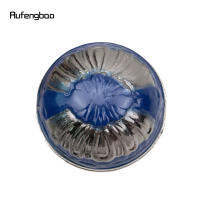 Bastón De Moda Plateado Azul Con Manija Redonda Decorativa Para Fiesta Cane De Lujo Elegante 93cm Con Punta De Goma - details 4
